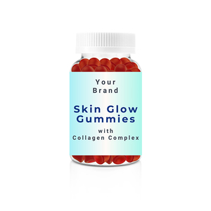 Bonbons gélifiés au collagène saveur pêche pour la beauté de la peau et anti-rides, origine USA, en vente - Product Image 1