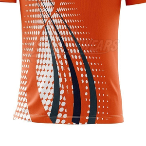 Camisetas de voleibol personalizables disponibles al por mayor con logotipo, nombre y número personalizados, ideales para equipos y escuelas. - Product Image 5
