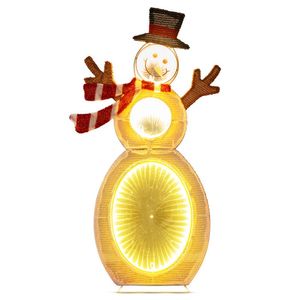 Pupazzo di Neve Illuminato di 80 cm con Luci LED e Supporto in Metallo - Product Image 6