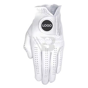Gants de golf en cuir pour hommes, main gauche et droite, doux, respirants, en peau de mouton pure, accessoires de golf pour hommes - Product Image 1
