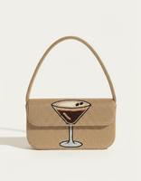 Sac fourre-tout bohème fait main en perles de rocaille, pochette à monnaie perlée brodée avec logo personnalisé, tailles féminines tendance pour promotions