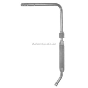 Tubes d'aspiration cardiovasculaire de qualité supérieure A-1 VERITAS Cooley 25 cm, instruments chirurgicaux en acier inoxydable |   porte-aiguille - Product Image 1