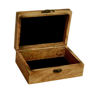 กล่องใส่เครื่องประดับไม้แกะสลักลายช้างสไตล์เรียบง่าย - Product Image 4