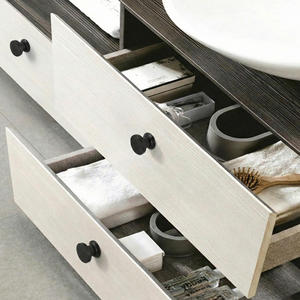 Pomo de Cajón Contemporáneo de Aleación de Zinc en Negro Mate para Cómodas, Armarios de Dormitorio, Guardarropas, Cocina, Muebles de Sala de Estar y Decoración - Product Image 6