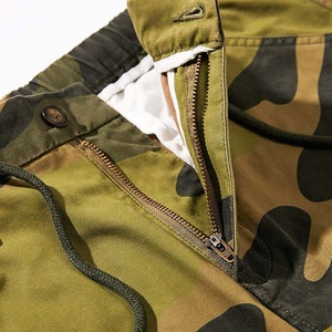 Pantalones cortos Cargo informales/de entrenamiento para hombre, pantalones deportivos holgados de verano para exteriores, pantalones cortos para correr de talla grande 100% orgánicos - Product Image 2