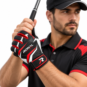 Leather Golf Gloves Men's Left Right Hand Soft Breathable Pure Sheepskin Golf Gloves Golf Accessories Premium Quality 2026 - Product Image 3