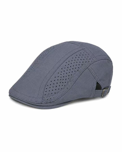 Casquette plate en coton et lin respirante pour la conduite, protection solaire, vente en gros d'usine, conception personnalisée, mélange de lin, douce et respirante - Product Image 2