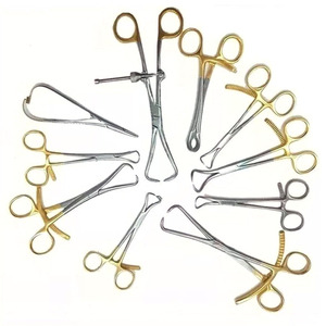 Orthopedic Bone Reduction Forceps Set 10 PCS Stainless Steel Manual Surgical Holding Clamps Veterinary Medical <b>Instruments</b> - Product Image 1