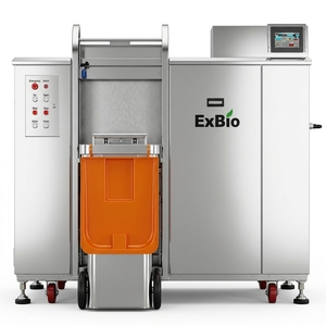 Máquina Comercial de Reciclaje de Residuos Alimentarios Ética con Capacidad de 850 kg, Digestor de Alimentos con Motor de 3 HP y Acero Inoxidable para Cafetería - Product Image 6