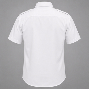 Polo d'été en coton à manches courtes boutonné pour homme - Uniforme <span class=keywords><strong>de</strong></span> sécurité - Product Image 3