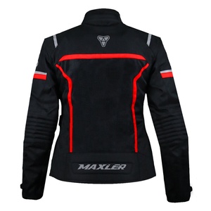 เสื้อแจ็คเก็ตมอเตอร์ไซค์ผ้าคอร์ดูร่าดีไซน์ใหม่ เสื้อแจ็คเก็ตมอเตอร์ไซค์สำหรับแข่งรถ คุณภาพดี เสื้อแจ็คเก็ตคอร์ดูร่าสำหรับผู้หญิง - Product Image 2