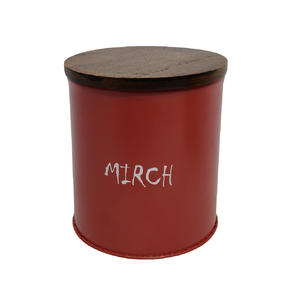 Contenedor de Almacenamiento de Cocina Galvanizado Ecológico Clásico de Metal Amson con Tapa, Recipiente y Tarro de Almacenamiento Galvanizado de Grado Alimenticio - Product Image 1