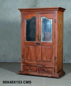 La Mejor Colección de Armarios de Madera Hechos a Mano, Gabinetes Antiguos con Arte del Himalaya - Product Image 1