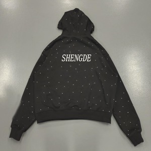 Sweat à capuche formel pour homme, coupe classique, hiver, imprimé personnalisé, 100% coton molletonné, séchage rapide, respirant - Product Image 3