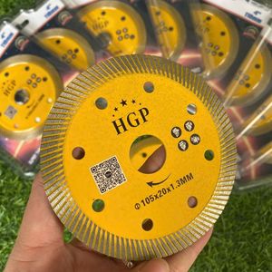 Disque de coupe diamanté HGP de haute qualité 105 mm, super fin, à bord turbo, pour granit, marbre et céramique dure - Product Image 6