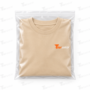 T-shirt beige oversize pour femme, col rond, épaules tombantes, coupe ample, manches longues mi-longues, haut décontracté avec logo, t-shirts oversize pour femme - Product Image 6