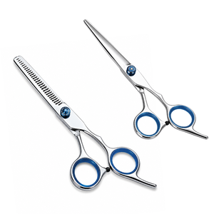 Hot Selling Hair Thinning Scissor and <b>Barber</b> Scissor <b>Set</b> Professional Hair Cutting Kit - Product Image 4
