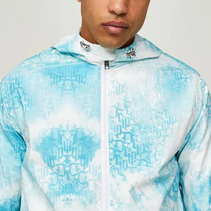Best Quality Men Casual Windbreaker Tracksuit Custom Design / Hot Sale Multi Color Quick Dry Nylon Sublimated <b>Set</b> - Product Image 6