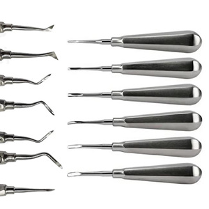 ชุดคีมถอนฟันสแตนเลสสีเงินแบบใช้มือ 6 ชิ้น สำหรับถอนฟัน เครื่องมือถอนฟัน - Product Image 3