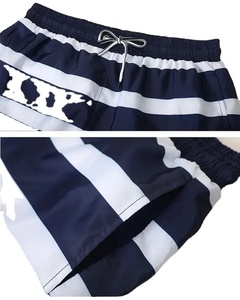 Colourful <b>Shorts</b> Girls Boys Custom Board <b>Shorts</b> Classic Navy and <b>White</b> Striped <b>Shorts</b> with Drawstring - Product Image 3