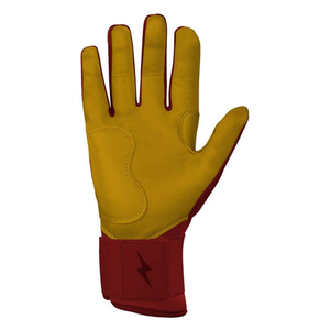 Sinewy Sports Professional Adult Sizes Baseball Batting Gloves Customized Logo Genuine Leather Breathable Durable Gloves - Product Image 4