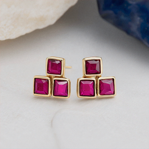 ทัวร์มาลีนสีชมพูชุบทอง18K แข็งเครื่องประดับผู้หญิงขายส่งราคาดีที่สุด - Product Image 2