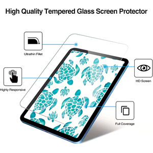 Protection d'écran en verre trempé transparent de qualité AAA pour tablette HD - Dureté 9H, couverture intégrale, anti-traces de doigts pour téléphone portable - Product Image 2