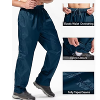 Pantalon coupe-vent réfléchissant pour homme, en nylon imperméable, léger, fabriqué au Pakistan