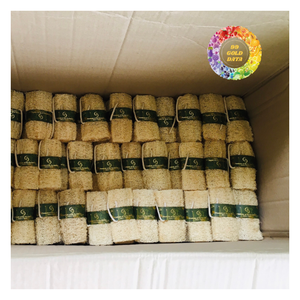 Éponge de loofah écologique entièrement naturelle, brosse de bain longue, exfoliante, éponge de douche pour le corps, nettoyant, gommage, massage, éponge à vaisselle - Product Image 4