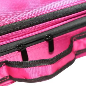 Borsa da Viaggio Professionale Portatile Multistrato ad Alta Capacità per Trucchi con Tracolla, Formato Piccolo - Borse e Astucci Cosmetici YF - Product Image 5