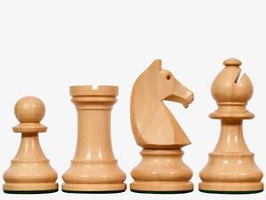 Pièces d'échecs du championnat français des années 90, reproduction Chavet V2.0, taille tournoi, roi de 3,6 cm, en bois de rose et de buis, au meilleur prix - Product Image 4