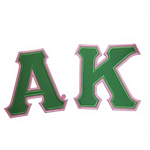 Écussons brodés en tissu sergé de marque taïwanaise All Star Emblems pour chapeaux, emblèmes de lettres grecques pour sororités et fraternités - Product Image 6