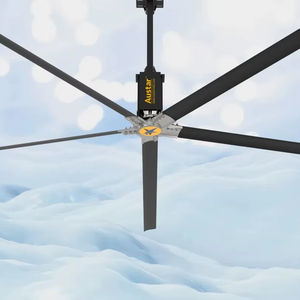 Ventilateur de plafond industriel HVLS de 24 pieds, économe en énergie, grand volume d'air, pour entrepôt, usine, refroidissement commercial - Product Image 1