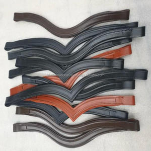 Hecho en el mejor cuero Premium acolchado con banda de cejas de caballo de cuero suave de vaca hecha a mano banda de cejas de brida de alta calidad para caballo - Product Image 4