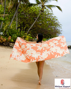 Luxury Custom Tahitian Pareo <b>Beach</b> Sarong Tropical Wrap Fiji Samoa Bora Bora OEM ODM Fabric Manufacturer India - Product Image 6