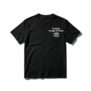 Custom 100% Cotton T-Shirts for Men Personalized Team Uniform & Company Logo Customization Casual Short Sleeve Tees to Work - Product Image 1