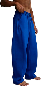 Pantalon de survêtement décontracté pour homme Harry Johnson, taille élastique, cordon de serrage, poches latérales, beige, coton respirant, idéal pour l'automne – Vente en gros - Product Image 3