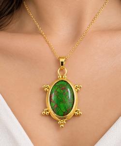 Collier fantaisie minimaliste plaqué or 18 carats en laiton, design unique et tendance, idéal pour mariage et anniversaire, le plus vendu en gros - Product Image 2