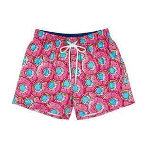 Pantalones Cortos de Lona para Niños con Estampado Personalizado, de Cintura Alta con Cordón, Diseño Sólido, Transpirables, de Secado Rápido, de Poliéster y Algodón - Product Image 1