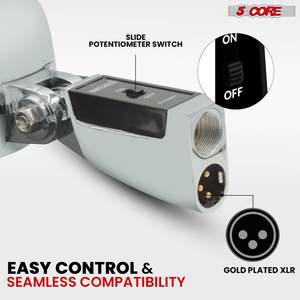 Microfono professionale Vintage dinamico Super Cardiod XLR Retro unidirezionale classico Studio Microfono registrazione con filo di filo - Product Image 5