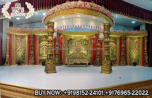 Le plus joli Haveli Mandap pour les mariages à thème en plein air Thème Rajwada Mariage en plein air Mandap Haveli Mandap pour les mariages à destination - Product Image 5