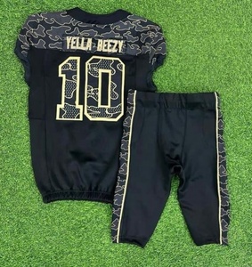 Uniforme de football américain pour hommes adultes de qualité supérieure, impression numérique personnalisée, 100% polyester, sublimation, séchage rapide - Product Image 4