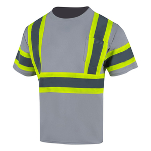 Camiseta de Seguridad Reflectante de Alta Visibilidad de Manga Larga para Construcción, Todos los Colores y Tallas, Ropa al por Mayor - Product Image 3