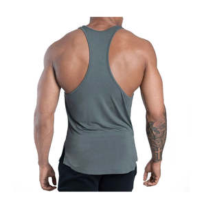 Débardeur sans manches sur mesure à séchage rapide, grande taille, 100% coton, débardeur d'été respirant de haute qualité pour homme - Product Image 1