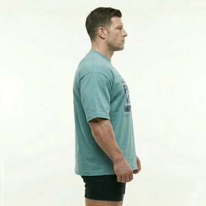 เสื้อยืดฟิตเนสแบรนด์ส่วนตัว ออกแบบเองได้ สำหรับออกกำลังกาย ผ้าฝ้าย 100% ไซส์ใหญ่ น้ำหนักเบา ระบายอากาศดี เสื้อกีฬาสำหรับผู้ชายและผู้หญิง รับผลิตแบบ OEM - Product Image 3