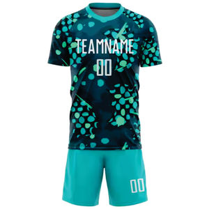 Ensemble de maillots de football en tissu premium pour équipe de football Victory, fournisseur de vêtements de sport OEM personnalisés, commande en gros - Product Image 5