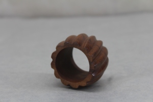 Handmade <b>Walnut</b> Wood Napkin Ring with Brass Inlay Eco-Friendly Round Wooden Napkin Holder Luxury <b>Table</b> Decor Wholesale Supply - Product Image 2