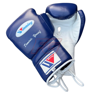 Custom Winning Training Boxing Set Cowhide Leather Hook Loop Lace Boxing <b>Gloves</b> Kick Boxing Stretch Non Slip Breathable OEM - Product Image 5