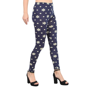 Leggings moulants personnalisés de haute qualité pour femmes, imprimés, taille haute, en Spandex/Nylon, élastiques, durables, pour l'hiver, la gym et le yoga - Product Image 3