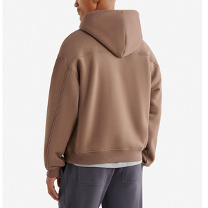 Sudadera con capucha para hombre, de tejido grueso, forro polar suave, corte holgado, estilo urbano, cálida, informal, personalizable. - Product Image 3